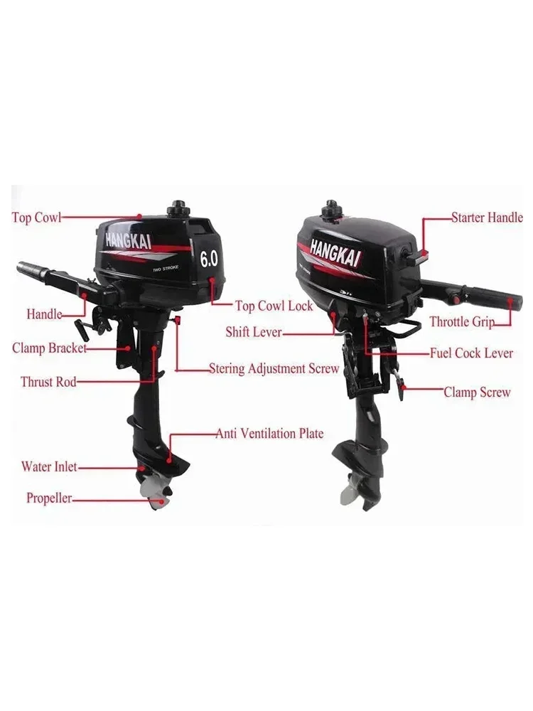 Factory Price Promotion Hot Brand New Hangkai Outboard Engine 6h 2 Stroke Marine Outboard Motors
Factory Price Promotion Hot Brand New Hangkai Outboard Engine 6h 2 Stroke Marine Outboard Motors