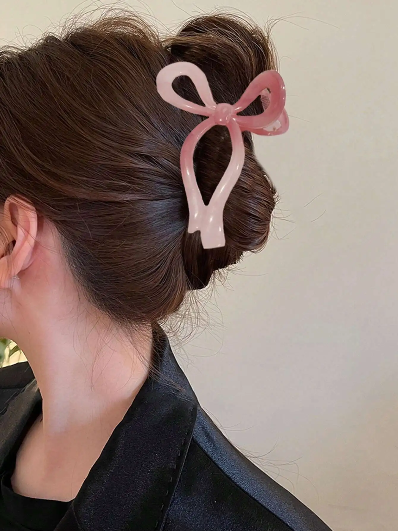 1pc 11cm/4.33in Women's Ombre Transparent Bow Hair Claw Clip, Elegant Sweet Campus Style, Suitable For Party, Ball, Daily Wear
1pc 11cm/4.33in Women's Ombre Transparent Bow Hair Claw Clip, Elegant Sweet Campus Style, Suitable For Party, Ball, Daily Wear