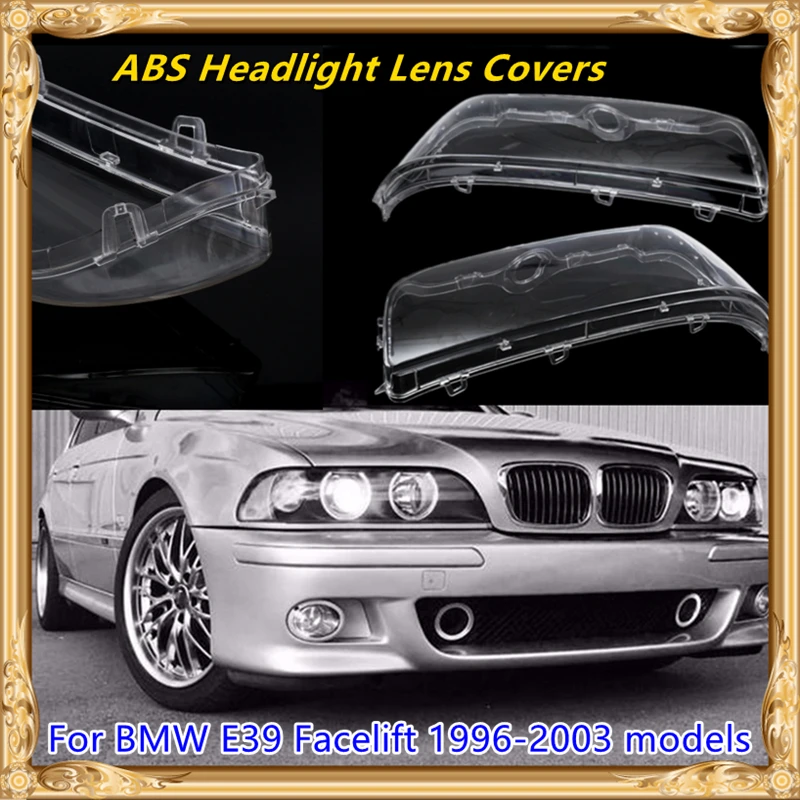 4-Door Lens Headlamp Lens Cover Car Left Right Headlight for BMW E39 Facelift 1996-2003 63128375301 63128375302 Accessories
4-Door Lens Headlamp Lens Cover Car Left Right Headlight for BMW E39 Facelift 1996-2003 63128375301 63128375302 Accessories