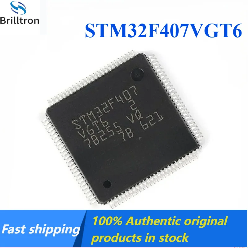 2-10PCS STM32F407 STM32F407VGT6 32F407VGT6 TQFP-100 168MHZ CPU Brand New, Original, in Stock, Hot Selling.
2-10PCS STM32F407 STM32F407VGT6 32F407VGT6 TQFP-100 168MHZ CPU Brand New, Original, in Stock, Hot Selling.