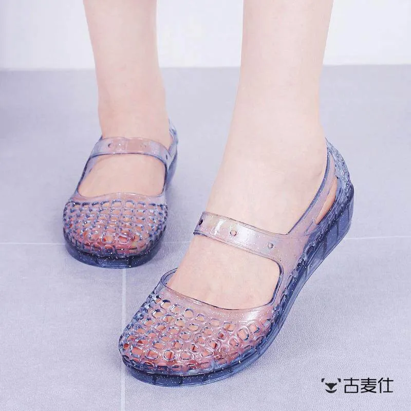 Women's Crystal Sandals Plastic Thick Bottom Breathable Hollow Anti-slip Slip-On Shoes Summer New Style Fashionable Home Slip...
Women's Crystal Sandals Plastic Thick Bottom Breathable Hollow Anti-slip Slip-On Shoes Summer New Style Fashionable Home Slip...