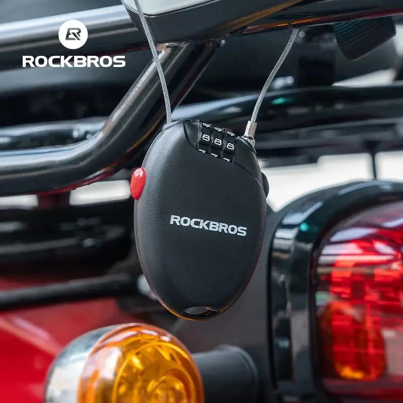 ROCKBROS Bicycle Lock Anti-theft Portable Lightweight 3-Digit Password Cable Lock Helmet Lock Chain Backpack Bike Accessories
ROCKBROS Bicycle Lock Anti-theft Portable Lightweight 3-Digit Password Cable Lock Helmet Lock Chain Backpack Bike Accessories