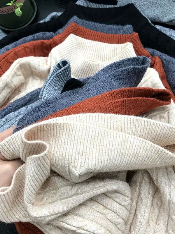 Мягкий шерстяной вязаный свитер для мужчин с защитой от мячей, легко носить, теплый осенне-зимний топ, качество стоимости денег
Мягкий шерстяной вязаный свитер для мужчин с защитой от мячей, легко носить, теплый осенне-зимний топ, качество стоимости денег