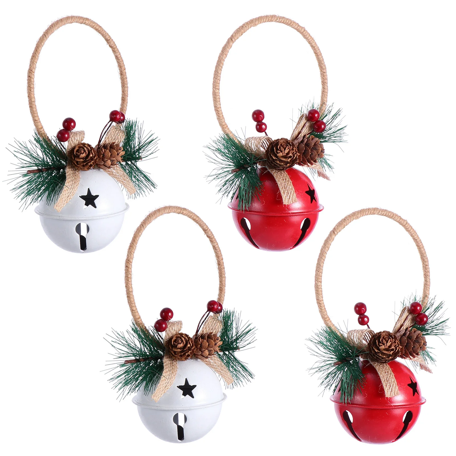 4 Pcs Decorate Christmas Bells Shopping Outdoor Decorations Tree Ornament Large Wood Iron Hangers Hangings
4 Pcs Decorate Christmas Bells Shopping Outdoor Decorations Tree Ornament Large Wood Iron Hangers Hangings