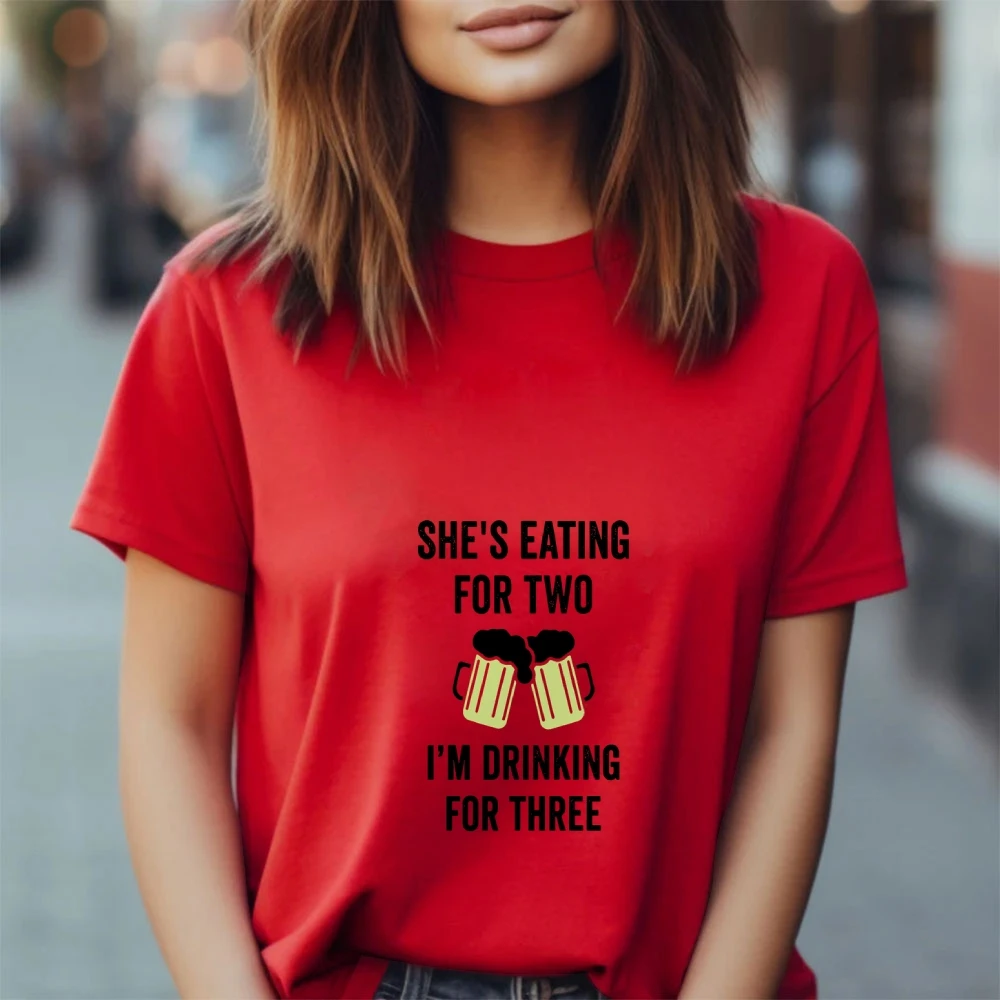 Женская хлопковая футболка Y2K с забавным слоганом для питья и еды Cutecore Casual VibeTrendy Beige TopTrendy Comfort, Daily Must - Have
Женская хлопковая футболка Y2K с забавным слоганом для питья и еды Cutecore Casual VibeTrendy Beige TopTrendy Comfort, Daily Must - Have