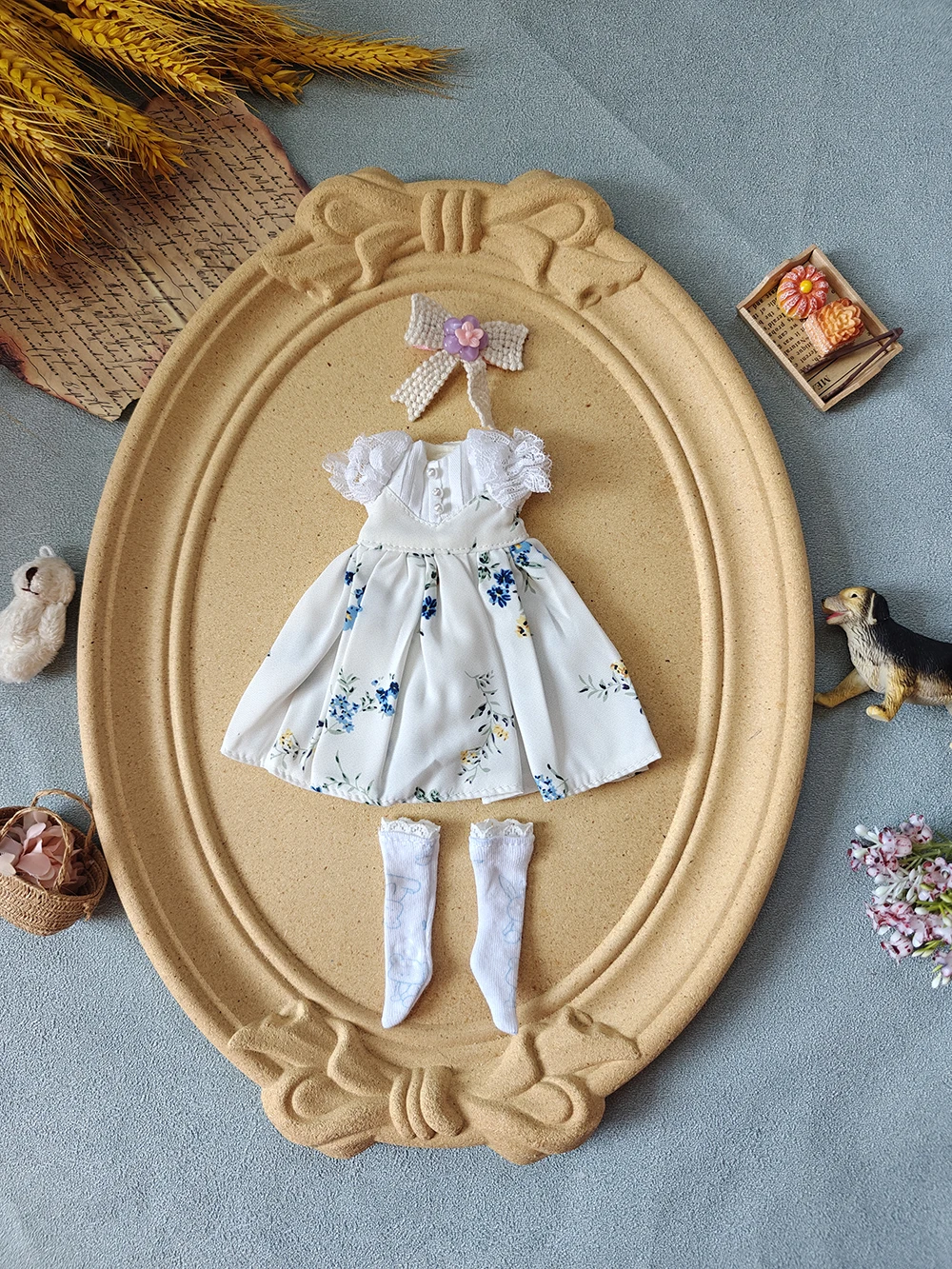 Одежда для куклы Блайт: белое платье с цветочным принтом, милый костюм, наряд для куклы Блайт, Ymy, Lica, Azones, Ob22, 24, 27.
Одежда для куклы Блайт: белое платье с цветочным принтом, милый костюм, наряд для куклы Блайт, Ymy, Lica, Azones, Ob22, 24, 27.