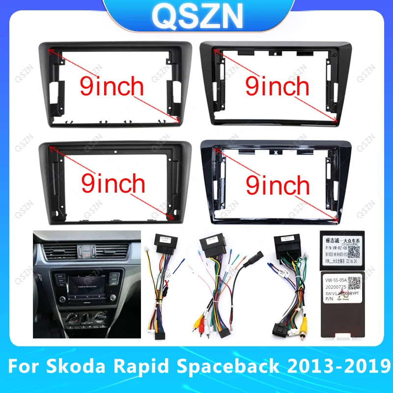 Для Skoda Rapid Spaceback 2013-2019 Fascia Радио DVD Стерео Cd Панель Монтажная установка на приборной панели Комплект накладки Лицевая рамка Безель с W
Для Skoda Rapid Spaceback 2013-2019 Fascia Радио DVD Стерео Cd Панель Монтажная установка на приборной панели Комплект накладки Лицевая рамка Безель с W