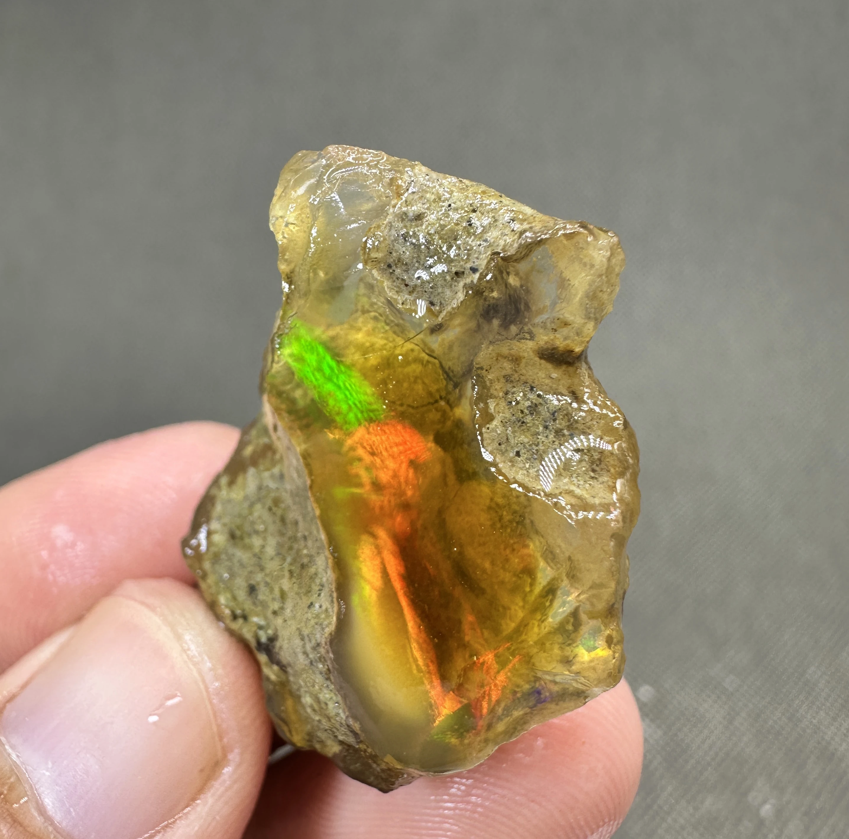 10.5 g Natural rare color Ethiopia water Opal gem mineral specimen + healing quartz crystals and stones rock gemstone
10.5 g Natural rare color Ethiopia water Opal gem mineral specimen + healing quartz crystals and stones rock gemstone