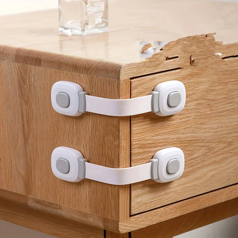1pc 2Pcs Child Safety Locks Baby Locks For Caravans Cabinets And Drawers, Toilet, Fridge,Adhesive Cabinet Drawer Door Latches
1pc 2Pcs Child Safety Locks Baby Locks For Caravans Cabinets And Drawers, Toilet, Fridge,Adhesive Cabinet Drawer Door Latches