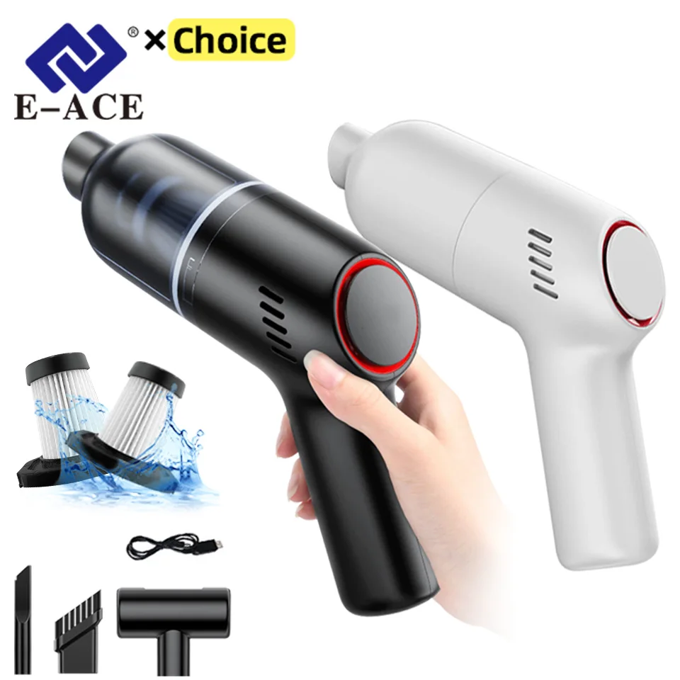 E-ACE 120W 9KPA Handheld High Suction Car Vacuum Cleaner Portable Wireless With Batteries Car Electrical Appliances Dust Catcher
E-ACE 120W 9KPA Handheld High Suction Car Vacuum Cleaner Portable Wireless With Batteries Car Electrical Appliances Dust Catcher