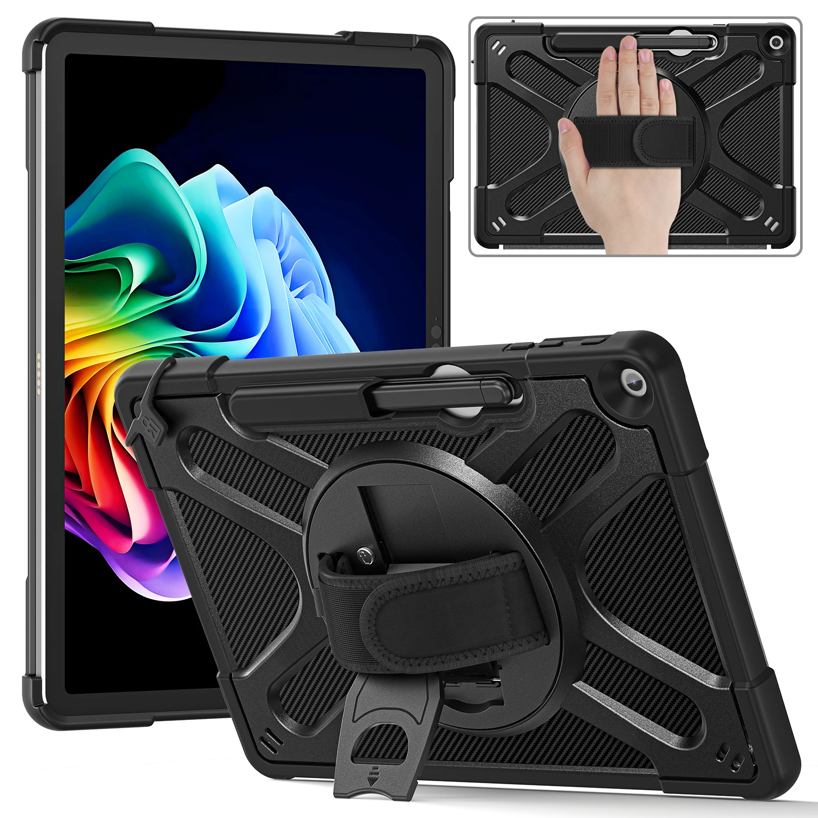 Hybrid Case For Microsoft Surface Pro 12.0 inch 2025 Heavy Duty Cover With Pen Slot, Hand Strap 3-Layers Protection Shockproof
Hybrid Case For Microsoft Surface Pro 12.0 inch 2025 Heavy Duty Cover With Pen Slot, Hand Strap 3-Layers Protection Shockproof