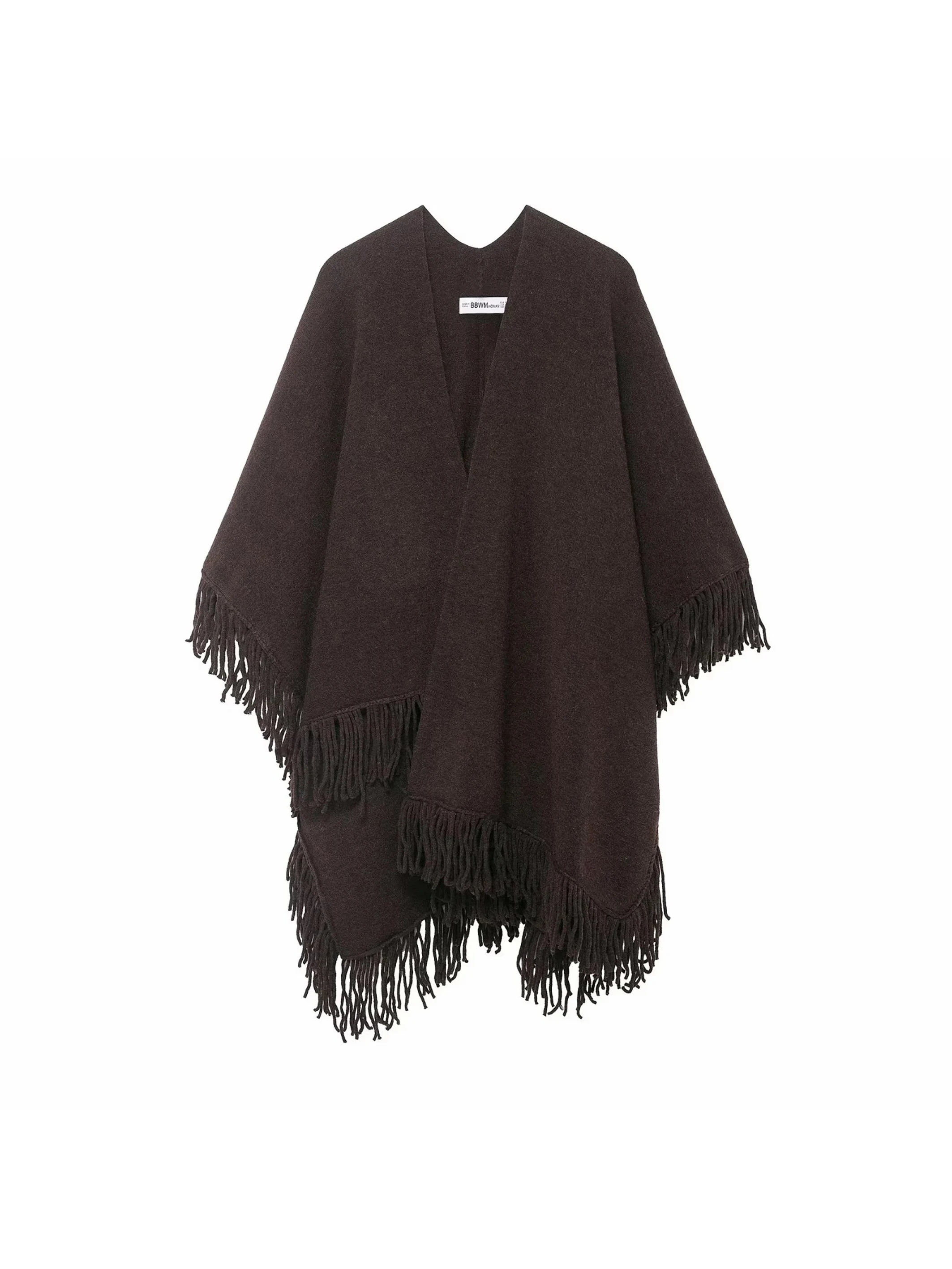 Women New Scarf Shawl Warm Outerwear Pure Color Winter Fashionable Stylish Tassel Embellished Knitted Cloak Jacket
Women New Scarf Shawl Warm Outerwear Pure Color Winter Fashionable Stylish Tassel Embellished Knitted Cloak Jacket