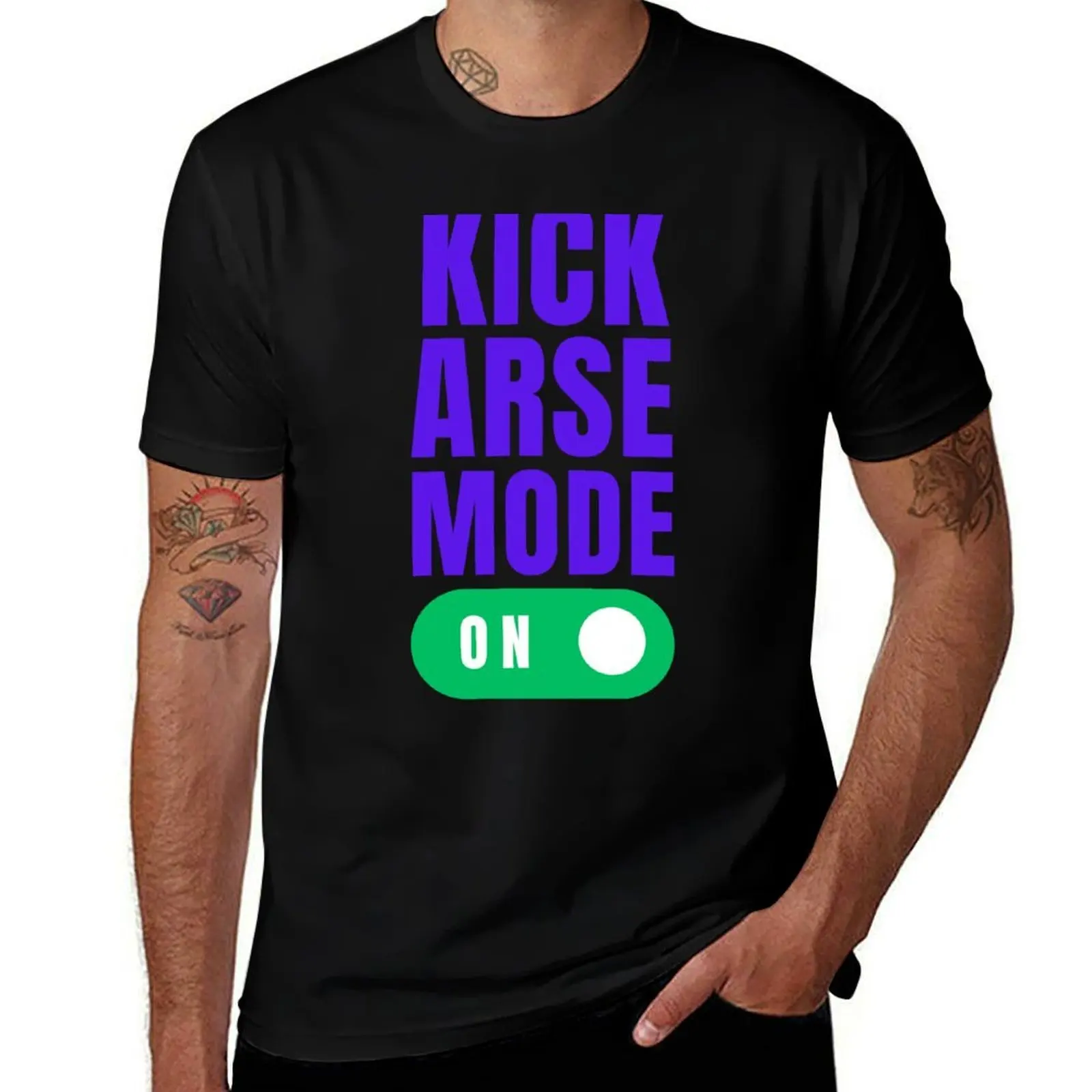 Kick Arse Mode On T-Shirt custom t shirt Anime t-shirt Clothing t shirt men 100℅ cotton
Kick Arse Mode On T-Shirt custom t shirt Anime t-shirt Clothing t shirt men 100℅ cotton