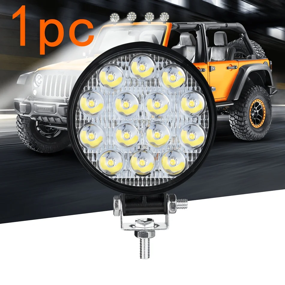 1pcOff-road Truck Car SUV 4 Inch 42W LED Flood Round Work Light Terrain Vehicle Driving Light
1pcOff-road Truck Car SUV 4 Inch 42W LED Flood Round Work Light Terrain Vehicle Driving Light