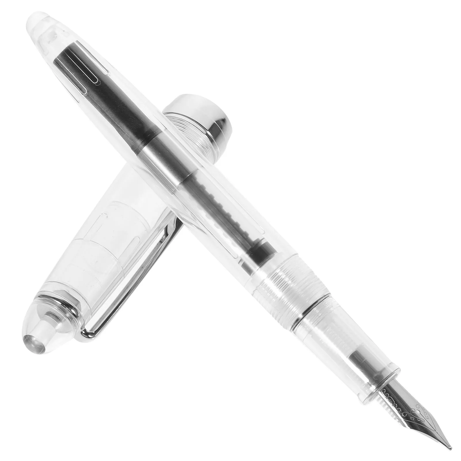 Acrylic Stainless Steel Fountain Pen Transparent Design Smooth Writing Portable Calligraphy Pen for Students Teachers Office
Acrylic Stainless Steel Fountain Pen Transparent Design Smooth Writing Portable Calligraphy Pen for Students Teachers Office