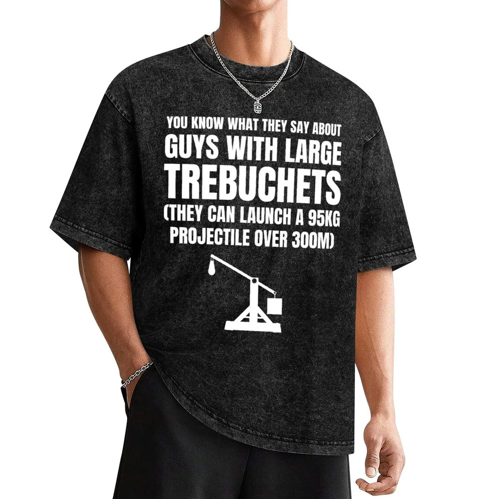 Trebuchet meme T-Shirt customs funny shirt cotton oversized graphic tee for a boy Men's t-shirts
Trebuchet meme T-Shirt customs funny shirt cotton oversized graphic tee for a boy Men's t-shirts