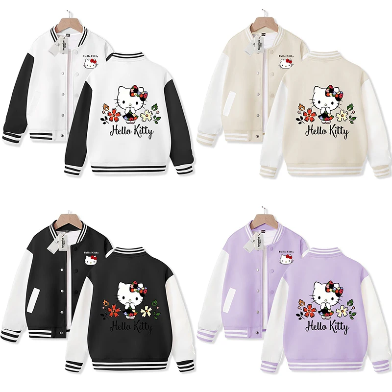 Kawaii Sanrioed Hellokittyed New Children's Loose Cardigan Jacket Cute Cartoon Spring and Autumn Versatile Casual Baseball Top
Kawaii Sanrioed Hellokittyed New Children's Loose Cardigan Jacket Cute Cartoon Spring and Autumn Versatile Casual Baseball Top