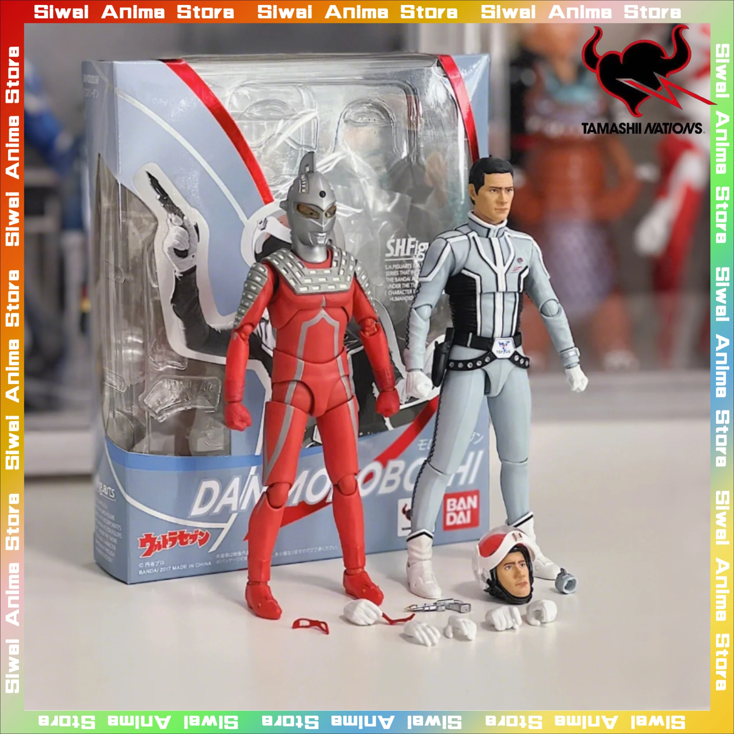 Original BANDAI Ultra Seven Moroboshi Dan S.H.Figuarts Anime Ultraman Action Figures Collection Model Toy Birthday Gift in Stock
Original BANDAI Ultra Seven Moroboshi Dan S.H.Figuarts Anime Ultraman Action Figures Collection Model Toy Birthday Gift in Stock