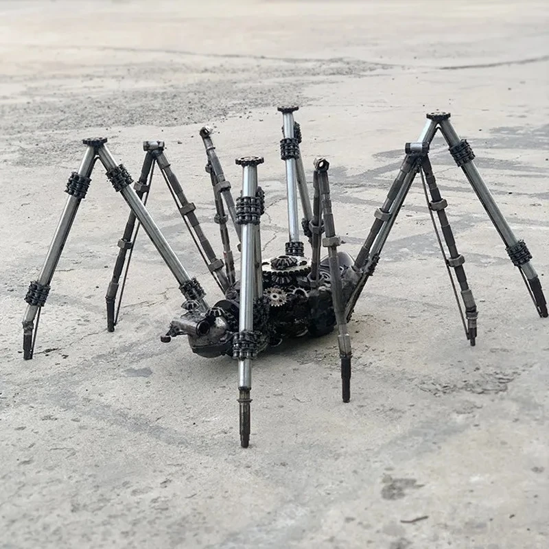 Retro metal punk industrial style creative spider animal coffee table home decoration ornament metal iron handicraft
Retro metal punk industrial style creative spider animal coffee table home decoration ornament metal iron handicraft