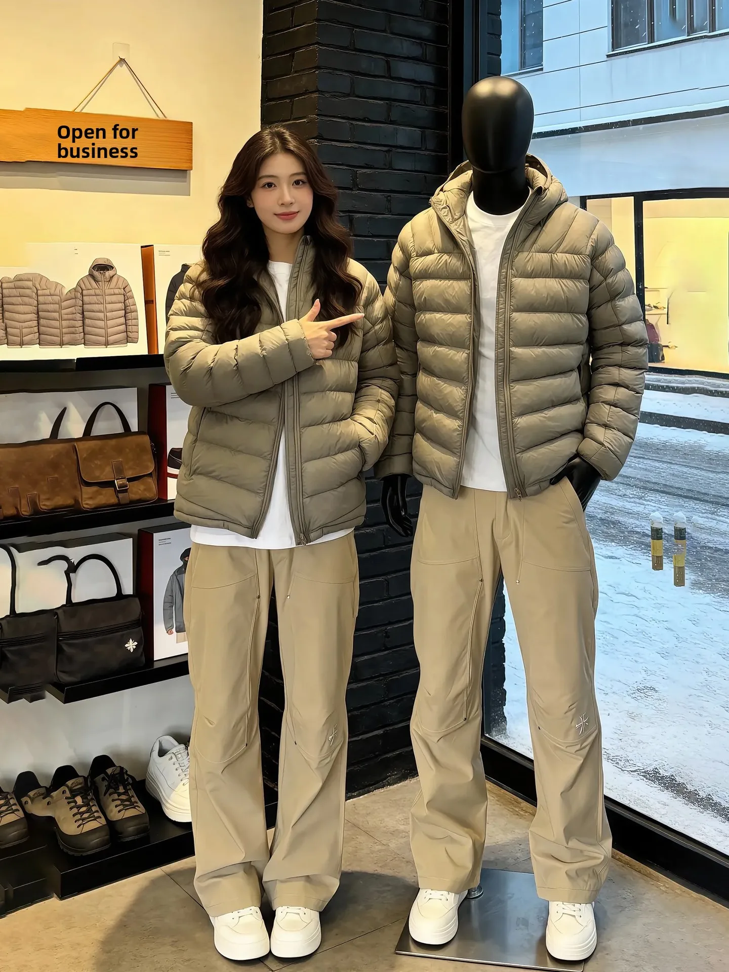 American Sle Lightweight Men's down Jaet Thiened Warm Hooded ort Coat Anti-Cold Couple Cotton Coat Rib Bone Design
American Sle Lightweight Men's down Jaet Thiened Warm Hooded ort Coat Anti-Cold Couple Cotton Coat Rib Bone Design