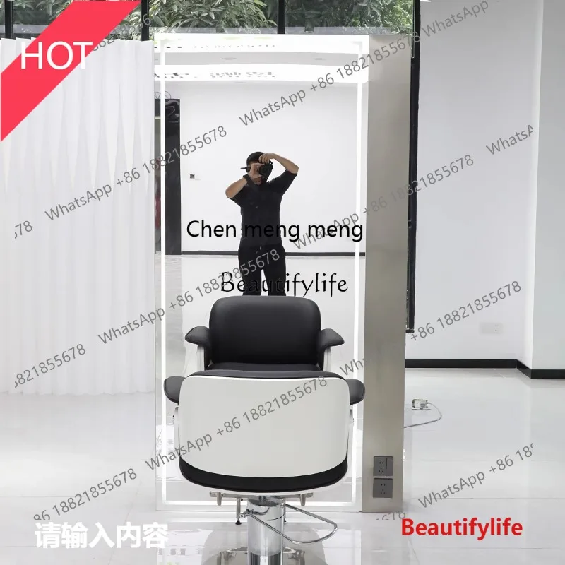 02A Barber shop double-sided storage floor mirror hair salon special full body perm and dyeing hair cutting mirror
02A Barber shop double-sided storage floor mirror hair salon special full body perm and dyeing hair cutting mirror