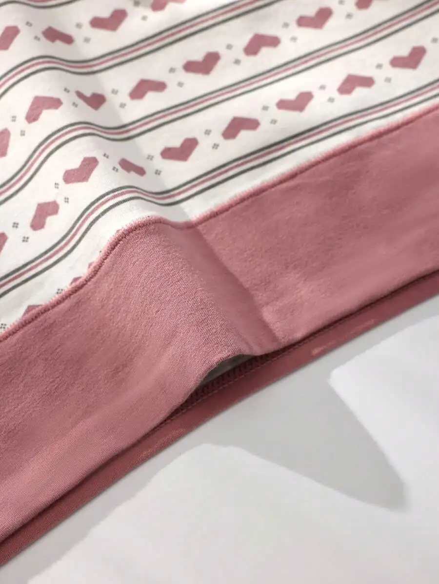 4pcs High Waist Heart Print Cotton Womens Briefs Comfortable Stretchy Underwear
4pcs High Waist Heart Print Cotton Womens Briefs Comfortable Stretchy Underwear