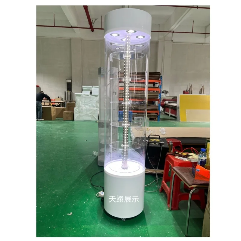 Custom Cosmetic Dental Round Display Cabinet Acrylic Figurine with Light Rotating Display Transparent Display Stand Shelf
Custom Cosmetic Dental Round Display Cabinet Acrylic Figurine with Light Rotating Display Transparent Display Stand Shelf