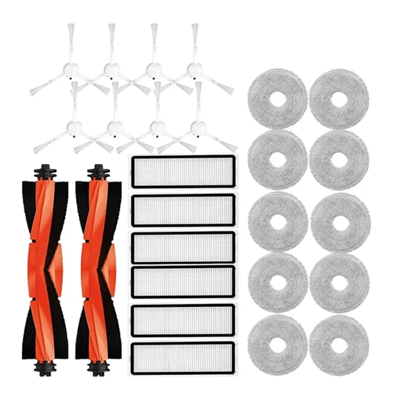For Xiaomi Robot Vacuum S10 Plus / S10+ / B105 Vacuum Cleaner Main Side Brush Hepa Filter Mop Cloth Replacement Parts
For Xiaomi Robot Vacuum S10 Plus / S10+ / B105 Vacuum Cleaner Main Side Brush Hepa Filter Mop Cloth Replacement Parts