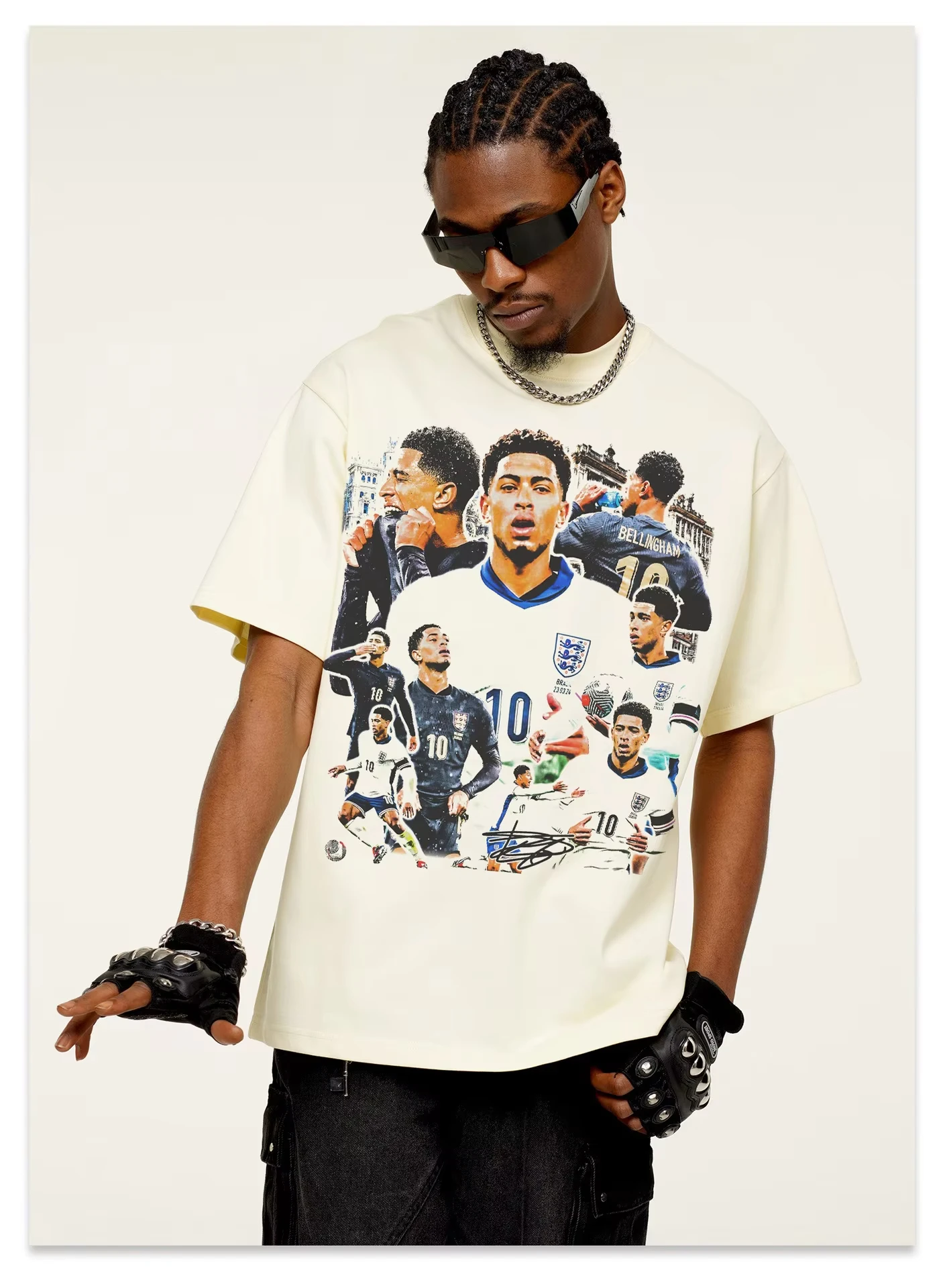 Bellingham English Football Print Fashion Short Sleeve Fashion Brand Crew-neck Cotton Casual Breathable High Quality Men's Tee
Bellingham English Football Print Fashion Short Sleeve Fashion Brand Crew-neck Cotton Casual Breathable High Quality Men's Tee