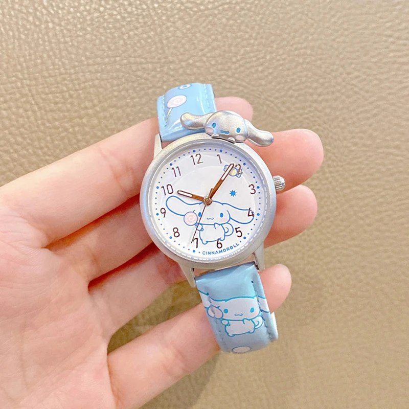 Sanrio Water Resistant Watches Kawaii Cartoon Anime Hello Kitty Kuromi Cinnamoroll High Quality White Leather Watch Girl Gifts
Sanrio Water Resistant Watches Kawaii Cartoon Anime Hello Kitty Kuromi Cinnamoroll High Quality White Leather Watch Girl Gifts