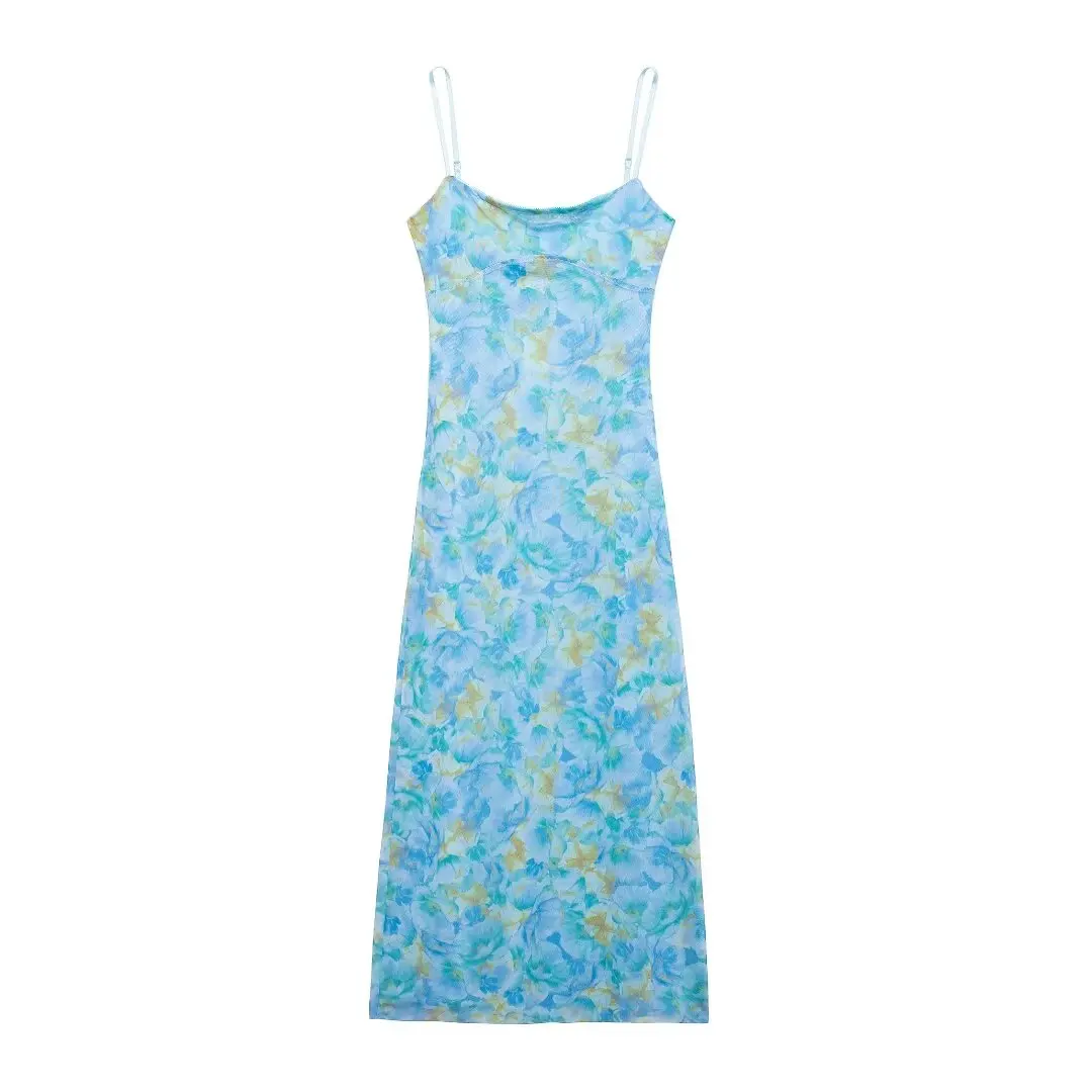 Women's 2024 New Chic Fashion Printed Silk Mesh Suspender Midi Dress Retro Sleeveless Women's Dress Mujer
Women's 2024 New Chic Fashion Printed Silk Mesh Suspender Midi Dress Retro Sleeveless Women's Dress Mujer