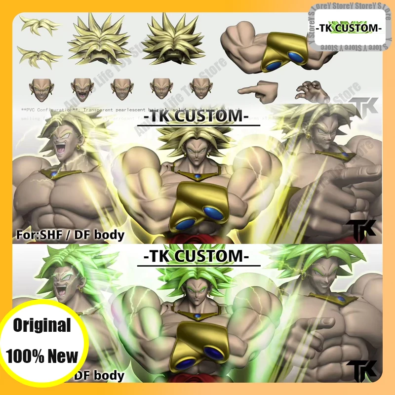TK CUSTOM Dragon Ball Z Super Saiyan SHF For Demoniacal Fit Broli Head Accessories Anime Action Figures Models Collector
TK CUSTOM Dragon Ball Z Super Saiyan SHF For Demoniacal Fit Broli Head Accessories Anime Action Figures Models Collector