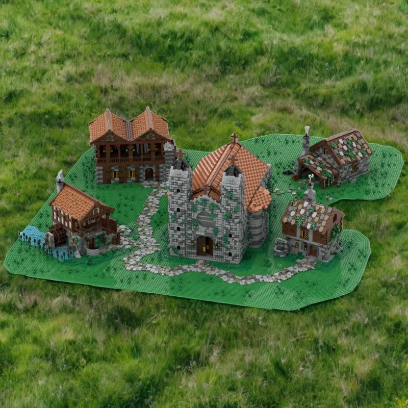 17559PCS Moc Small Medieval Village Castle DIY Building Blocks Educational Construction Kids Holiday Birthday Present
17559PCS Moc Small Medieval Village Castle DIY Building Blocks Educational Construction Kids Holiday Birthday Present