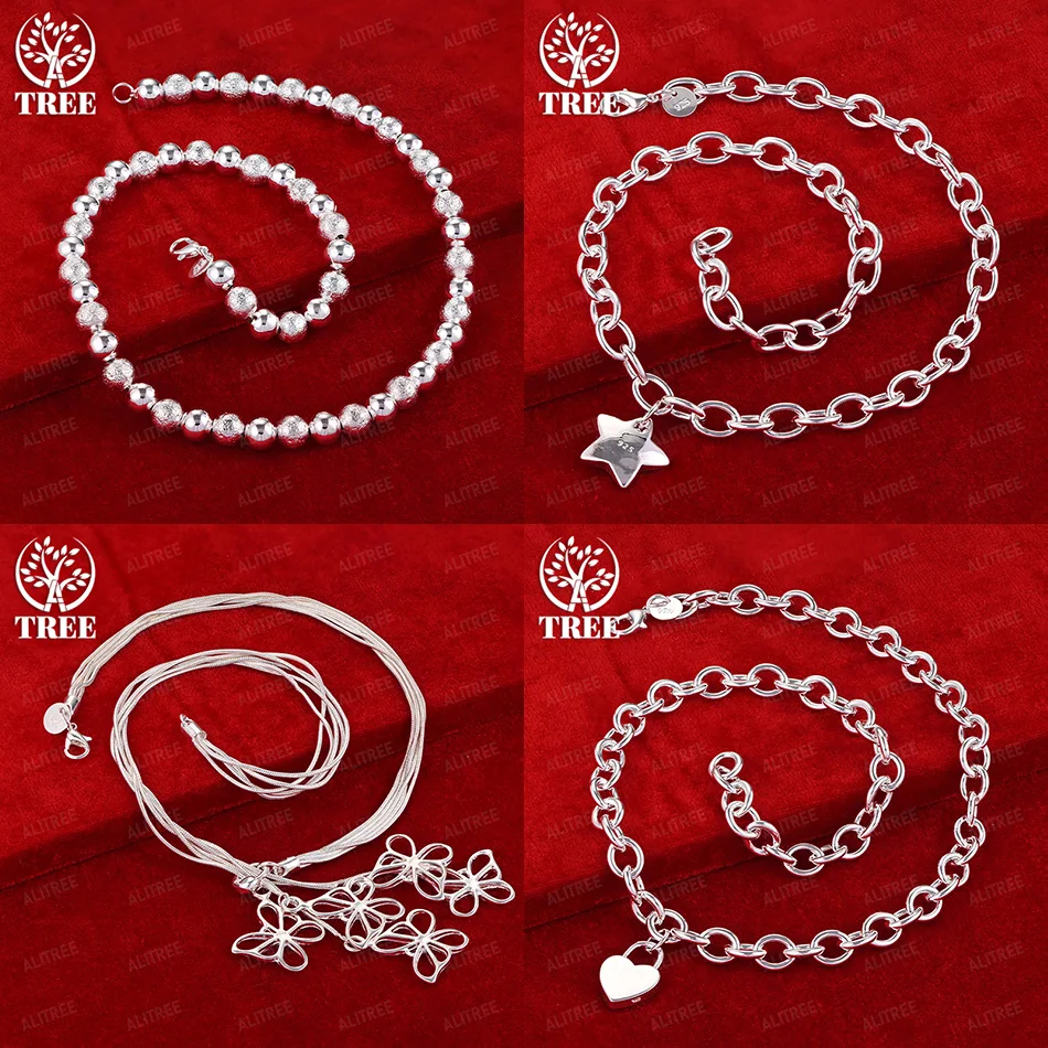 925 Sterling Silver Heart Star Butterfly Pendant Bead Chain Necklace For Women Men Party Wedding Engagement Cute Jewelry Accesso
925 Sterling Silver Heart Star Butterfly Pendant Bead Chain Necklace For Women Men Party Wedding Engagement Cute Jewelry Accesso