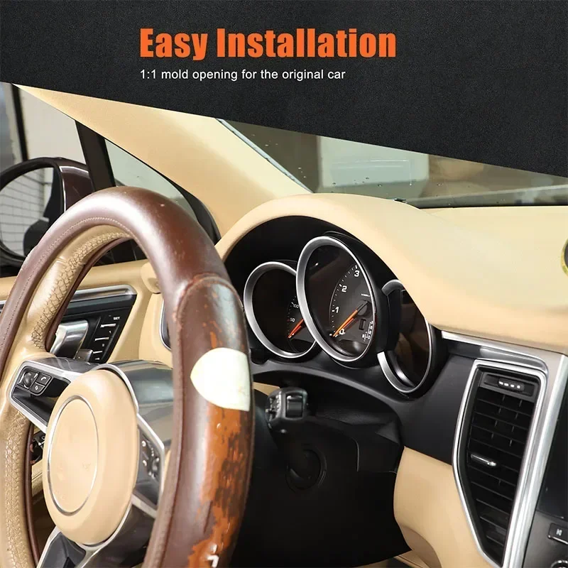 ABS Red Car Dashboard Meter Ring Covers Trim Sticker Interior Car Accessories For Porsche Macan 2014-2022
ABS Red Car Dashboard Meter Ring Covers Trim Sticker Interior Car Accessories For Porsche Macan 2014-2022