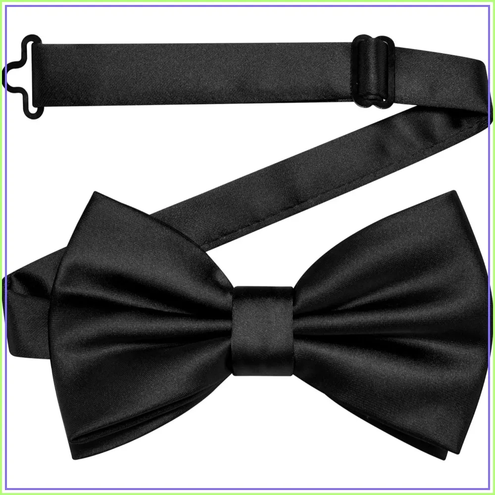 Solid Color Pre-tied Bow Tie, Adjustable for Men Party Wedding
Solid Color Pre-tied Bow Tie, Adjustable for Men Party Wedding