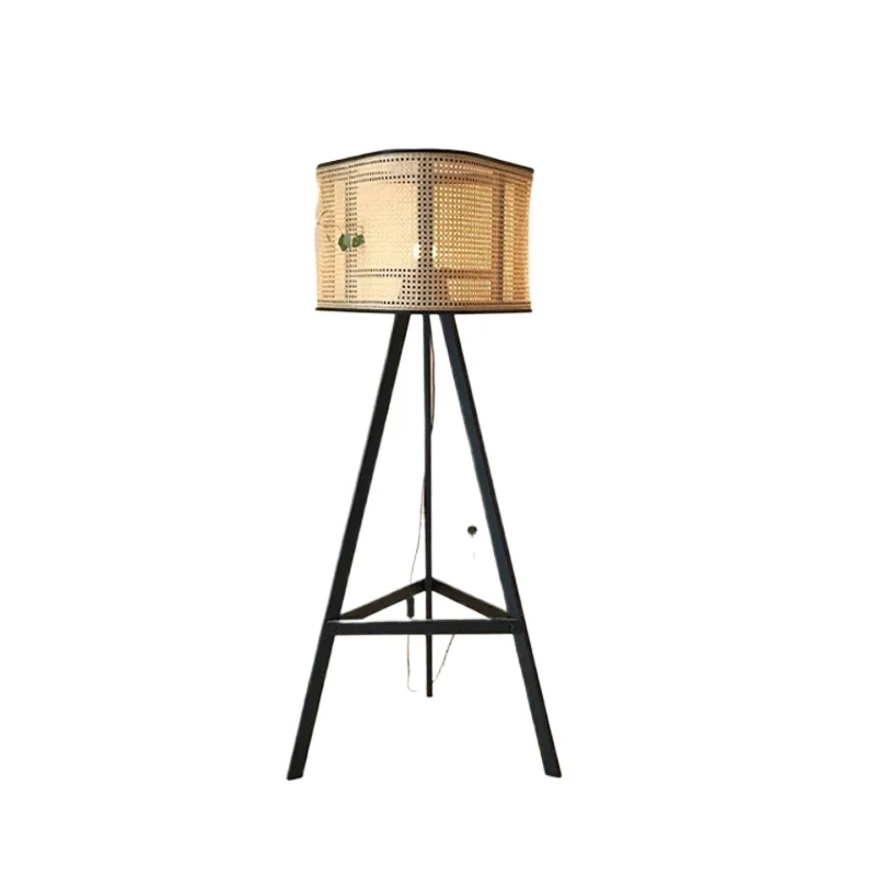 Solid wood rattan floor lamp B & B retro decorative frame creative sofa side bedroom bedside lamp
Solid wood rattan floor lamp B & B retro decorative frame creative sofa side bedroom bedside lamp