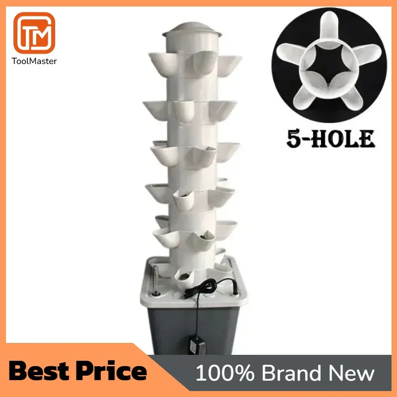 【Hot Sale】Hydroponic Growing System Mini Indoor Outdoor Home Grow Herb Vertical Garden Tower 6 Tiers 30 Holes Vegetables Planter
【Hot Sale】Hydroponic Growing System Mini Indoor Outdoor Home Grow Herb Vertical Garden Tower 6 Tiers 30 Holes Vegetables Planter