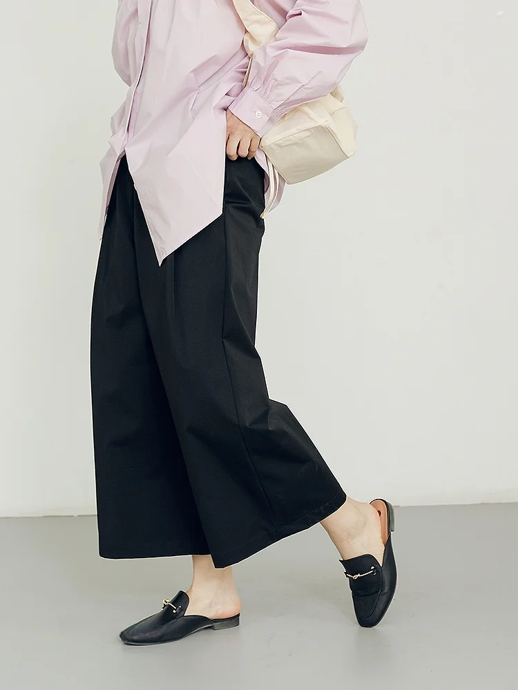 Женские брюки с высокой талией и широкими штанинами, летняя новинка 2024 года, утягивающие, укороченные, в японском стиле, свободные брюки-костюмные штаны
Женские брюки с высокой талией и широкими штанинами, летняя новинка 2024 года, утягивающие, укороченные, в японском стиле, свободные брюки-костюмные штаны