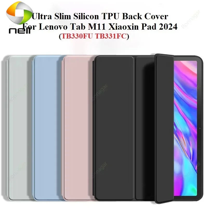 Smart Case for Lenovo Tab M11 11" 2024 TB330FU Slim Stand Tri-Fold Wake/Sleep Soft Tablet Cover Lenovo Tab M11 TB330FU TB331FC
Smart Case for Lenovo Tab M11 11" 2024 TB330FU Slim Stand Tri-Fold Wake/Sleep Soft Tablet Cover Lenovo Tab M11 TB330FU TB331FC