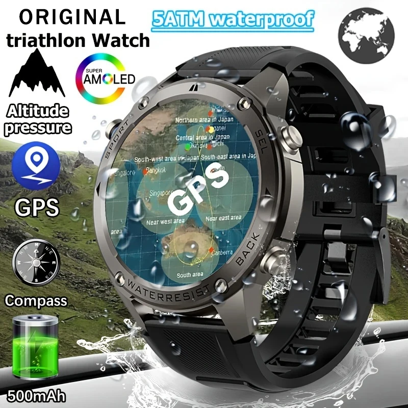 2025 New Original New GPS 10ATM Waterproof Built in Compass Barometric Altemeter 6 Satellite System Men HD BT Call smart watches
2025 New Original New GPS 10ATM Waterproof Built in Compass Barometric Altemeter 6 Satellite System Men HD BT Call smart watches