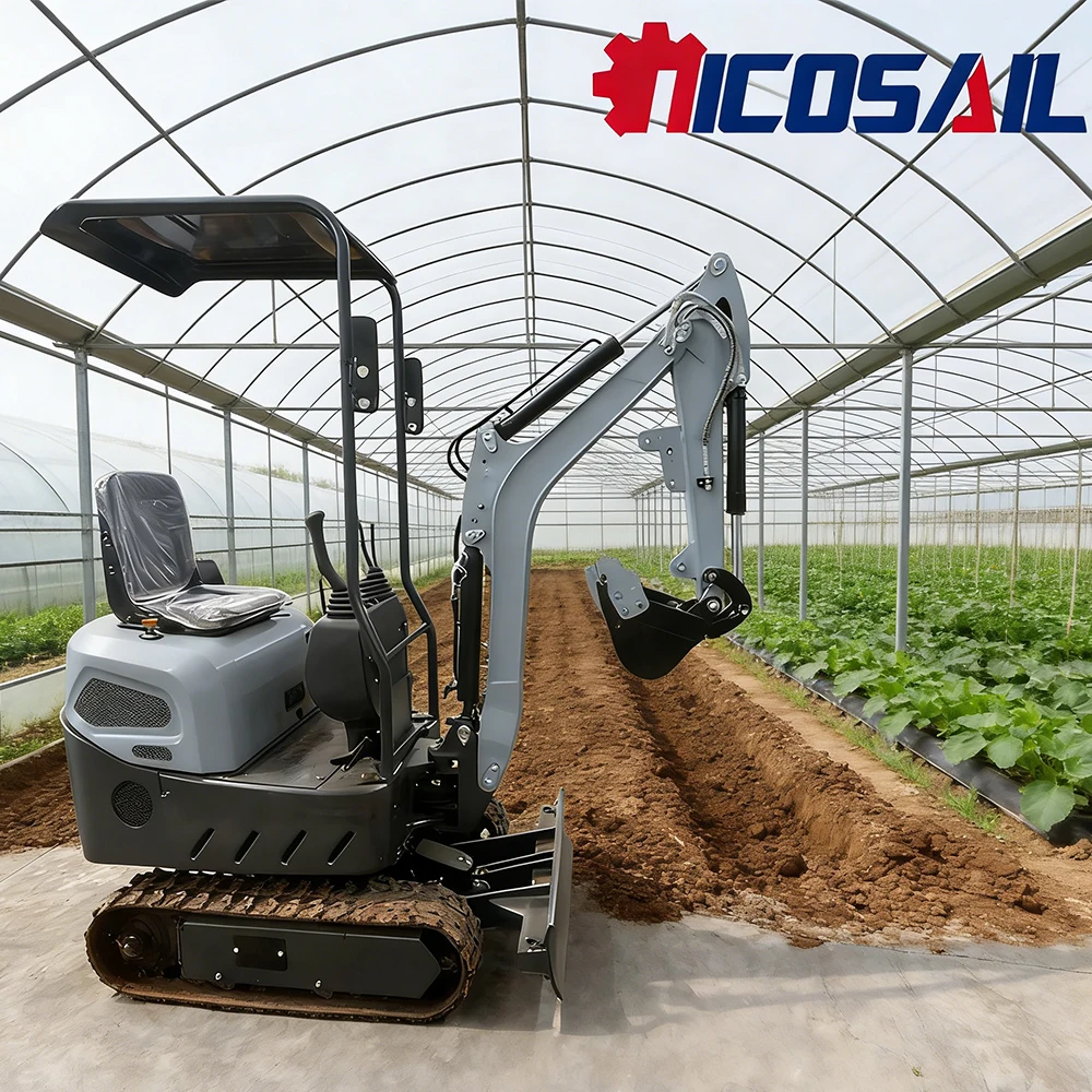 Семейный фермерский гусеничный мини-экскаватор с насадками поставляется с свободным ведром объемом 1,2 тонны.
Семейный фермерский гусеничный мини-экскаватор с насадками поставляется с свободным ведром объемом 1,2 тонны.