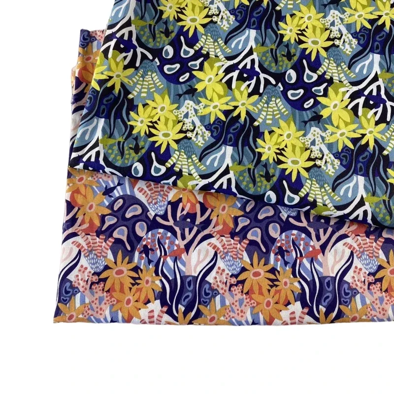 145x50 см полностью хлопковая поплиновая ткань с принтом в пляжном стиле, ткань для шитья рубашки, тюрбана для фотосъемки 
145x50 см полностью хлопковая поплиновая ткань с принтом в пляжном стиле, ткань для шитья рубашки, тюрбана для фотосъемки