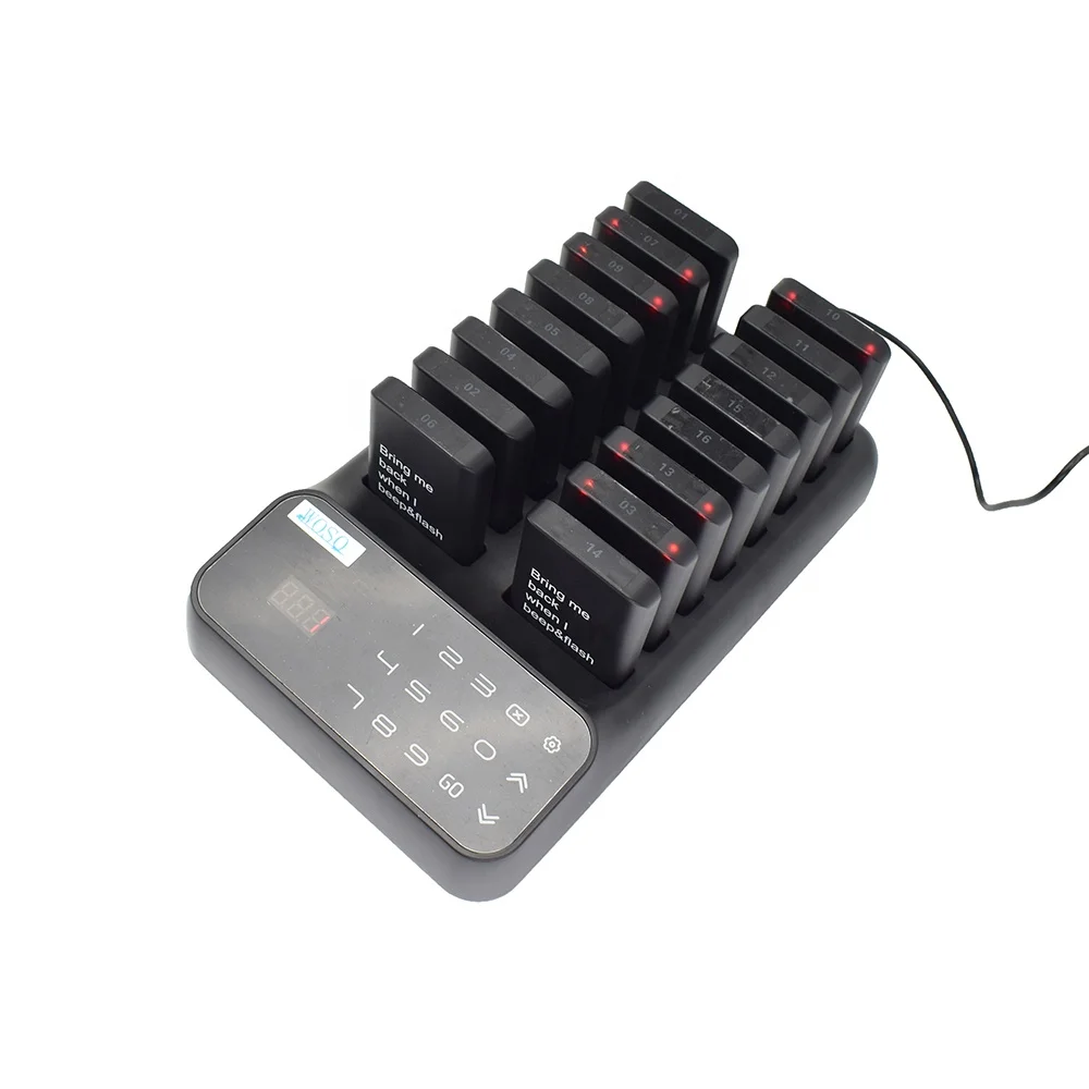 16 Call Coaster Pager Wireless Queue Management System for Restaurant Equipments
16 Call Coaster Pager Wireless Queue Management System for Restaurant Equipments