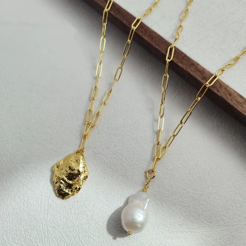 Wind Niche Design Sense Neck Chain Light Luxury Irregular Pearl Collarbone Chain Fashionable Versatile High Sense Necklace
Wind Niche Design Sense Neck Chain Light Luxury Irregular Pearl Collarbone Chain Fashionable Versatile High Sense Necklace