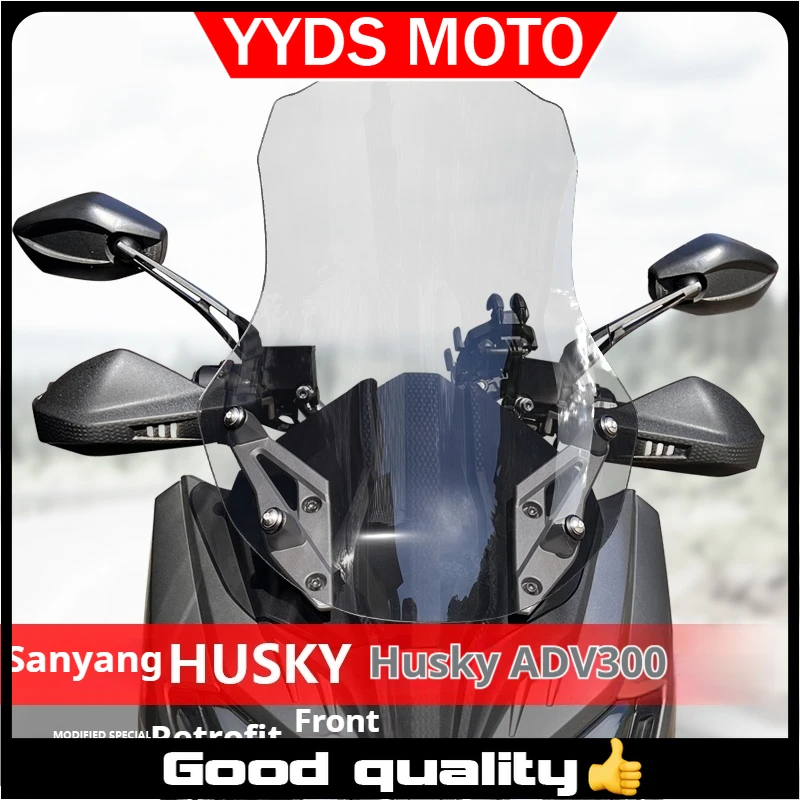 【Good quality】For SYM Husky ADV 300 windshield Husky 300 modified heightened front windshield accessories chest guard windshield
【Good quality】For SYM Husky ADV 300 windshield Husky 300 modified heightened front windshield accessories chest guard windshield