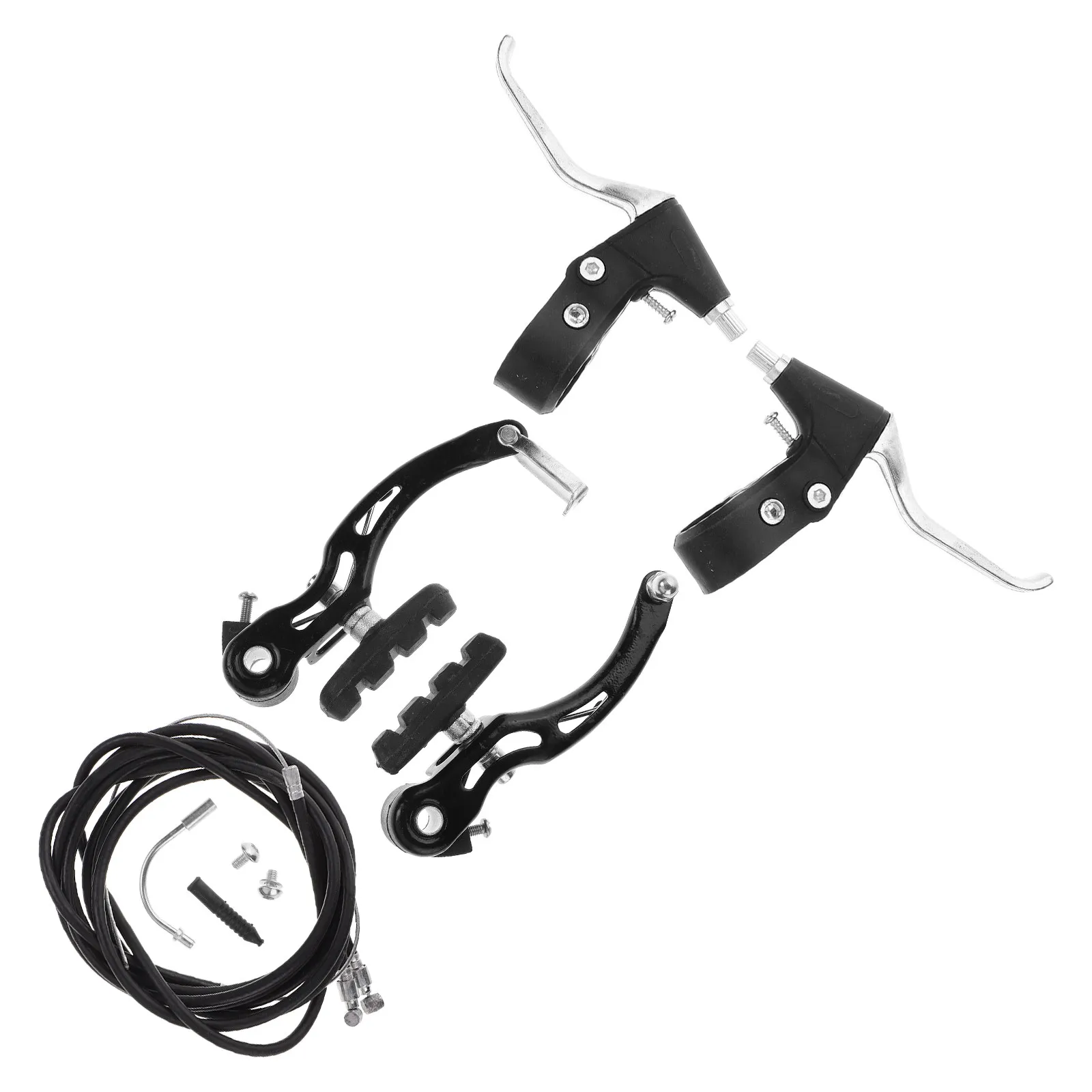 Комплекты велосипедных тормозов V-образного типа: универсальные передние и задние тормозные ручки с изогнутой трубкой для горного велосипеда, набор для велоспорта
Комплекты велосипедных тормозов V-образного типа: универсальные передние и задние тормозные ручки с изогнутой трубкой для горного велосипеда, набор для велоспорта