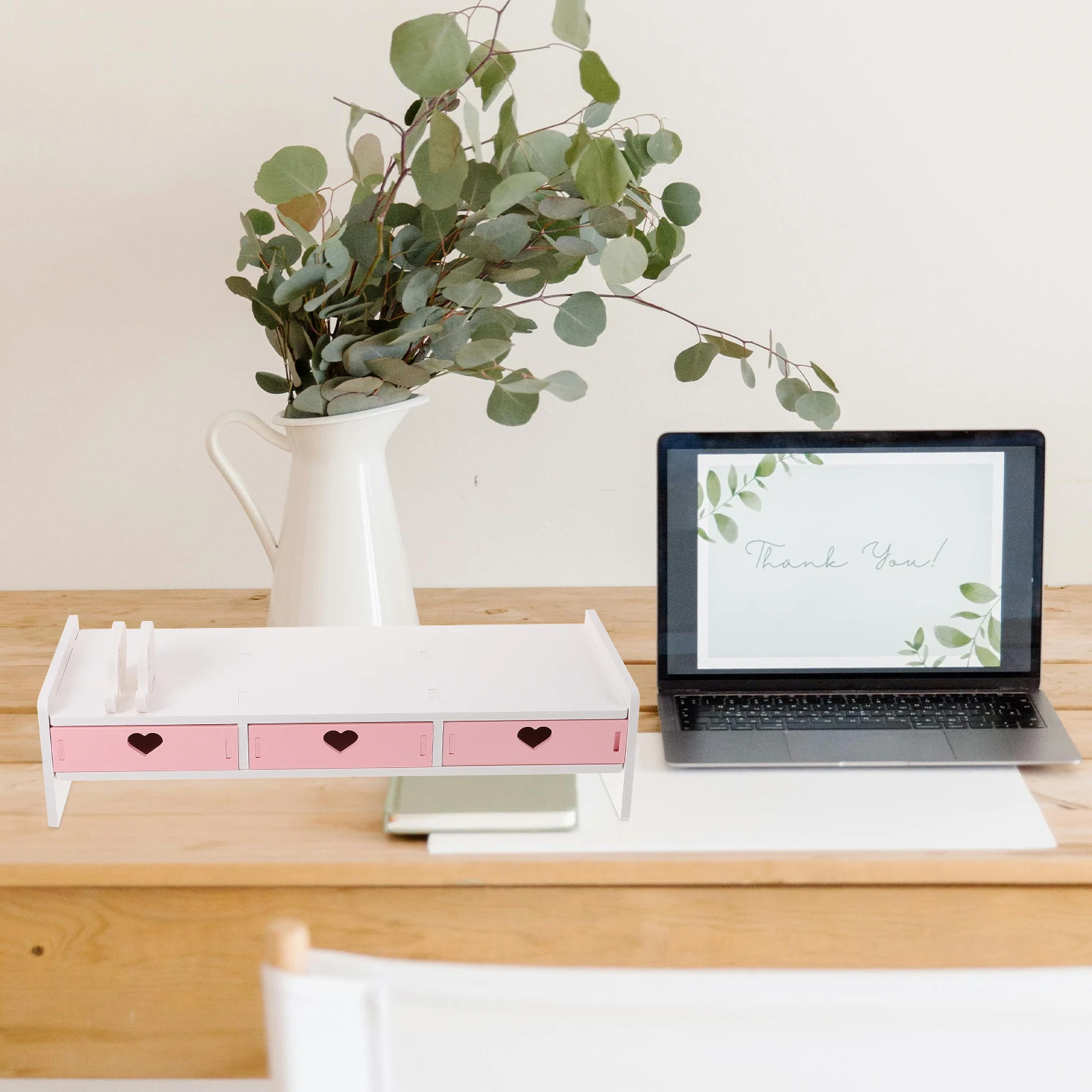 Monitor Stand Desktop Riser Screen for Computer White Wali Single PVC Board Practical Tool Organize Clutter Improve Screen Save
Monitor Stand Desktop Riser Screen for Computer White Wali Single PVC Board Practical Tool Organize Clutter Improve Screen Save
