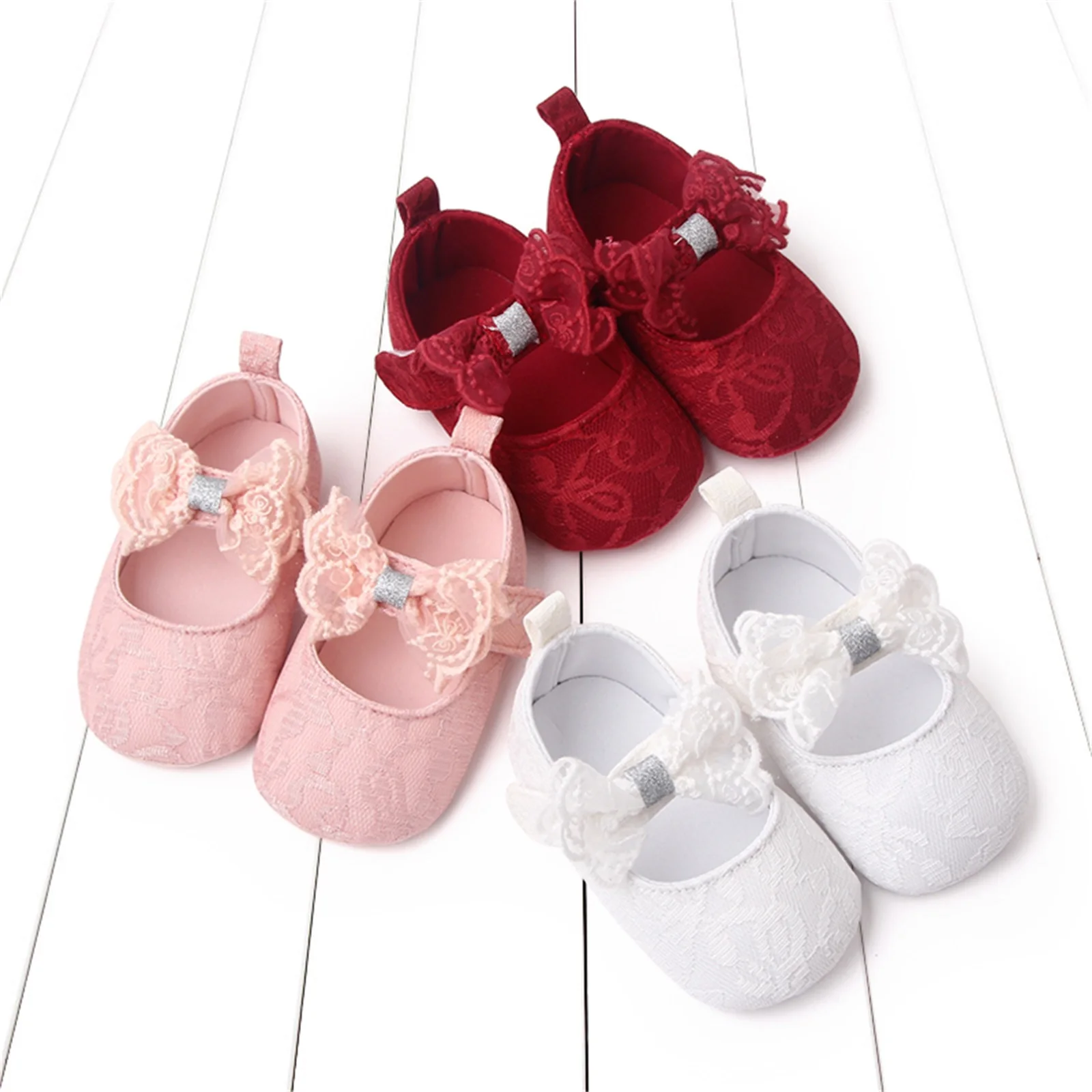 Infant Baby Girls Shoes Non-Slip Soft Soled Lace Bowknot Flats Toddler First Walker Spring Summer Princess Shoes
Infant Baby Girls Shoes Non-Slip Soft Soled Lace Bowknot Flats Toddler First Walker Spring Summer Princess Shoes