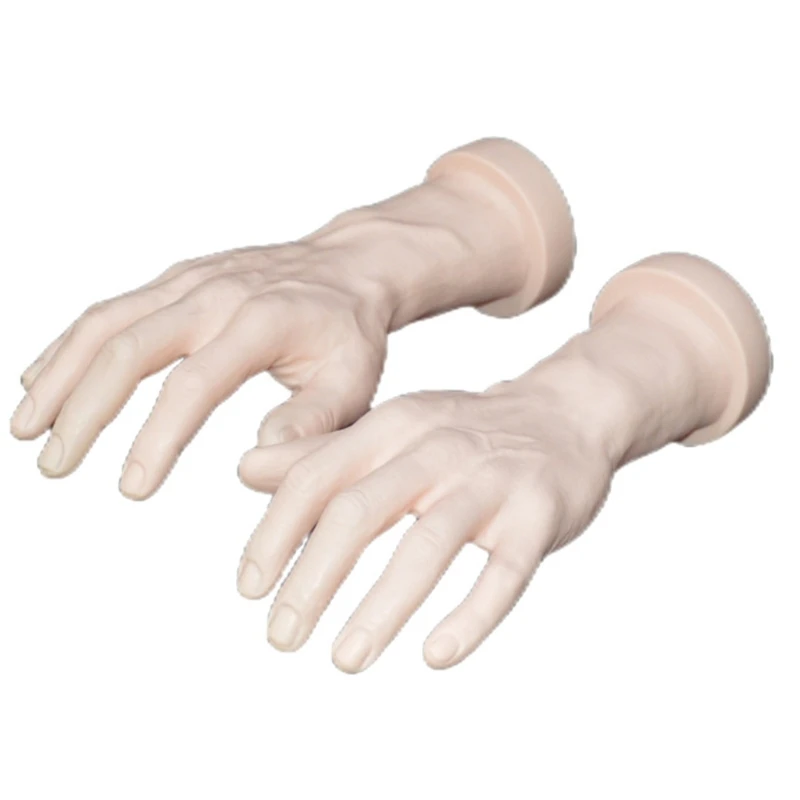 124a 2pcs крепкие искусственные руки Mannequin Male Hand Realistic Disples для обучения ногтям и украшения для вечеринок
124a 2pcs крепкие искусственные руки Mannequin Male Hand Realistic Disples для обучения ногтям и украшения для вечеринок